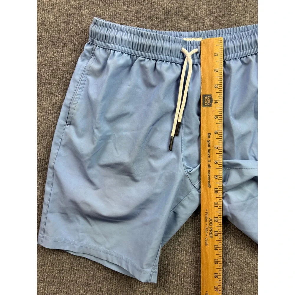 Maamgic Swim Trunks Kids Size 14/16 Light Blue Pink Mesh Lined Board Shorts